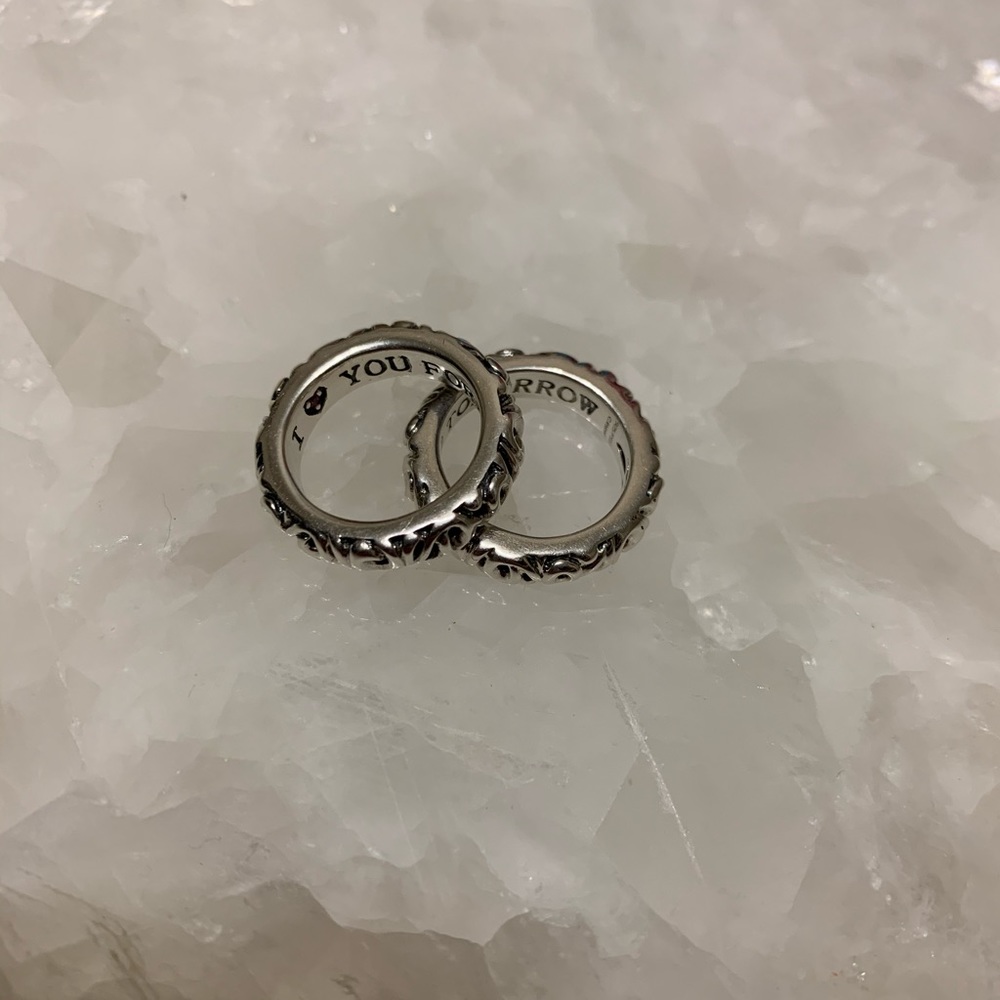 Charles Krypell Stackable Rings Size 3 - image 2